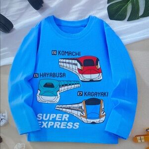 Blue Super Express Kids Shirt